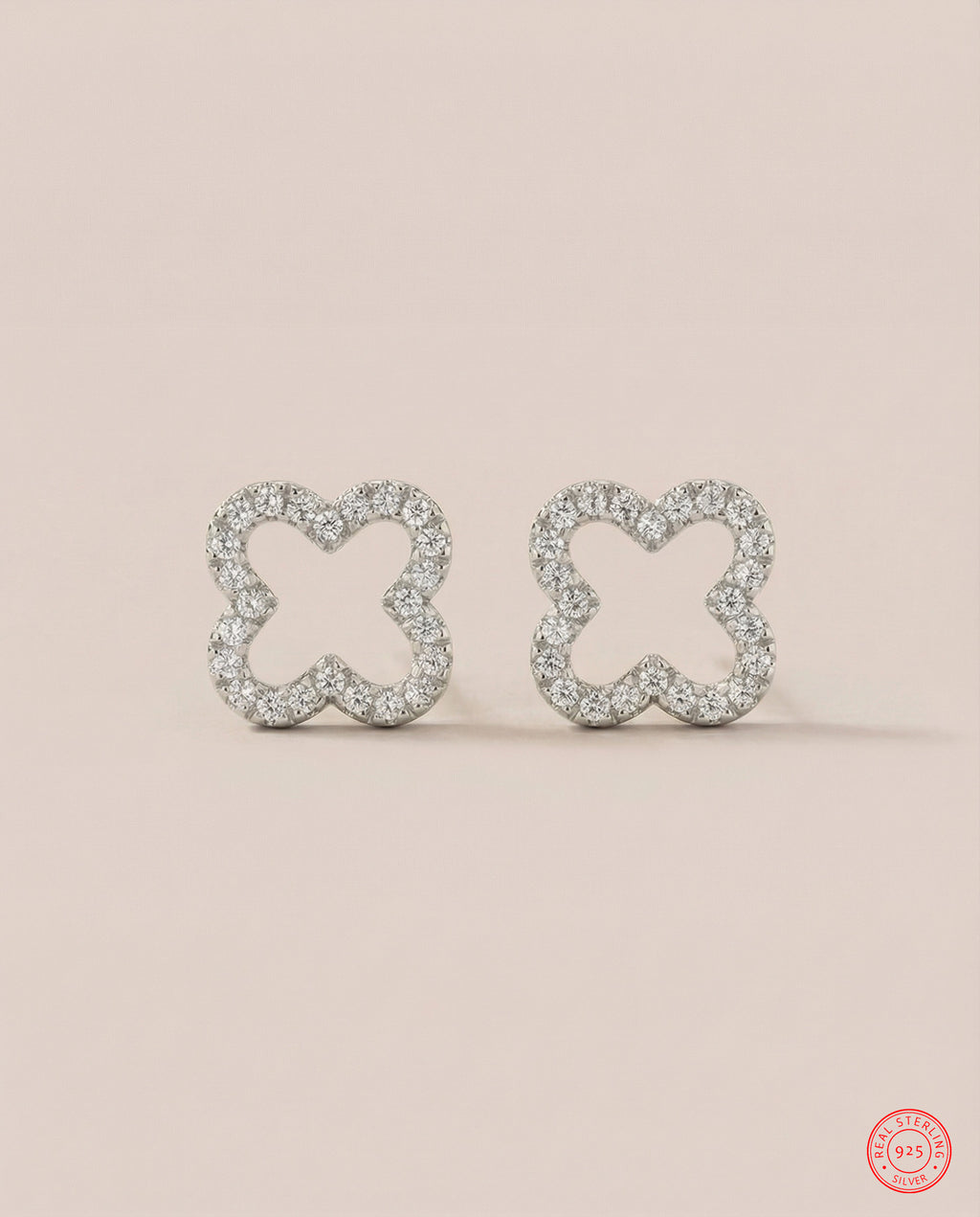 BOUCLE D'OREILLE MOISSANITE - FLORÉA ROYALE