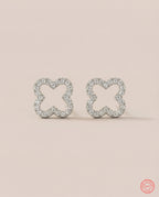 BOUCLE D'OREILLE MOISSANITE - FLORÉA ROYALE