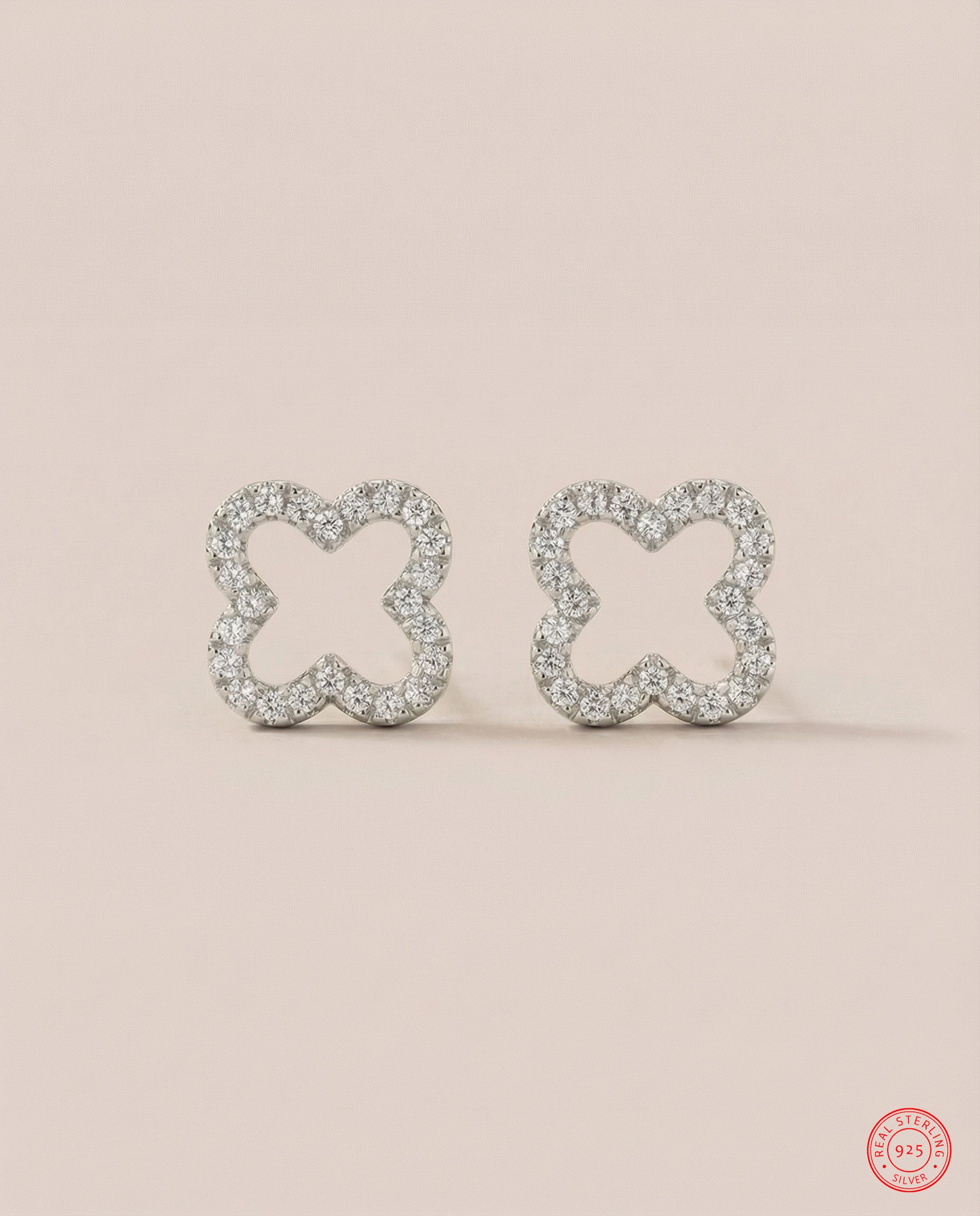 BOUCLE D'OREILLE MOISSANITE - FLORÉA ROYALE