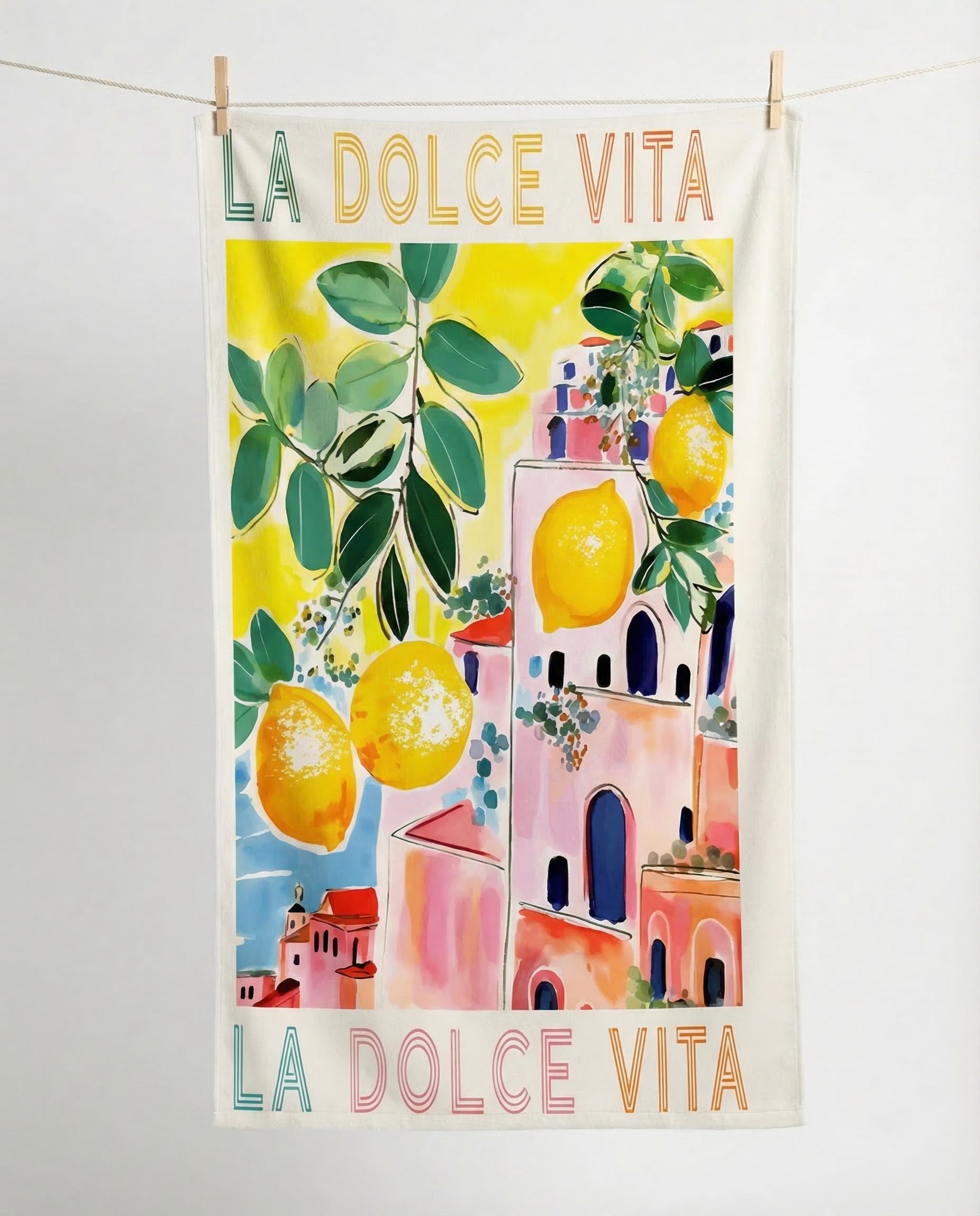 SERVIETTE DE PLAGE - LA DOLCE VITA